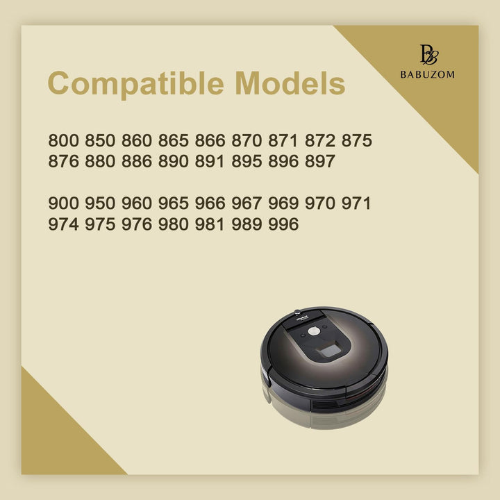 Ersatzteile für iRobot Roomba 800 900 Serie, Wartungskit Reinigungskit Zubehör für Roomba 800 850 85