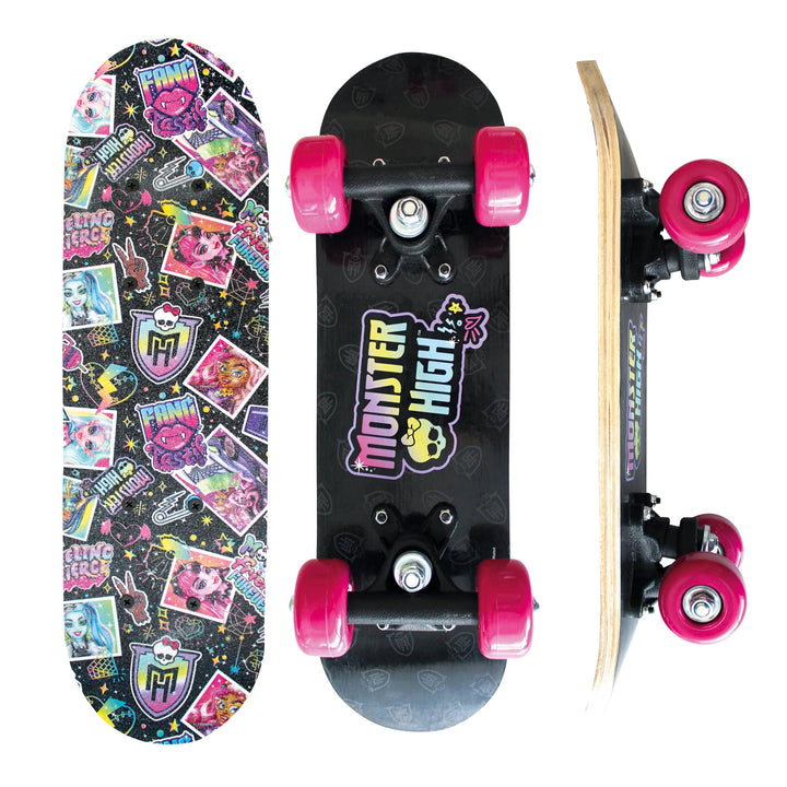 Monster High Mini Skateboard aus Holz 43x12x8 cm