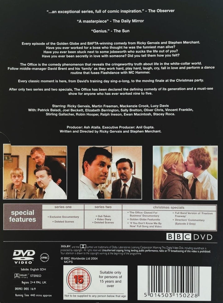 The Office - Complete Box Set (4 DVDs) [UK IMPORT], DVD