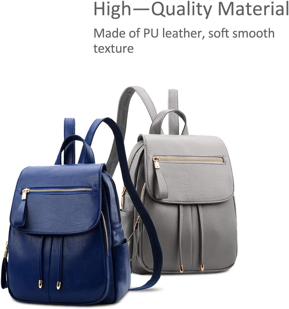 NICOLE&DORIS Mode Frauen Rucksack Mini Rucksack Leder Damen Rucksack Umhängetasche Geldbörsen Mädche