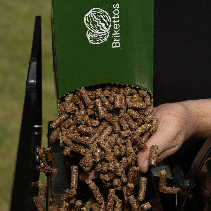 Grillpellets – 100% Wallnusschale ohne Zusatzstoffe – Räucherpellets für Smoker, Grill & Pizzaofen m