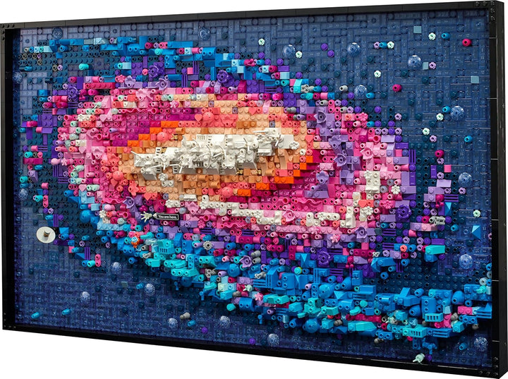 LEGO Art Die Milchstrassen-Galaxie, Wanddeko, Geschenk für Weltraum- und Astronomie-Fans, Bauset für