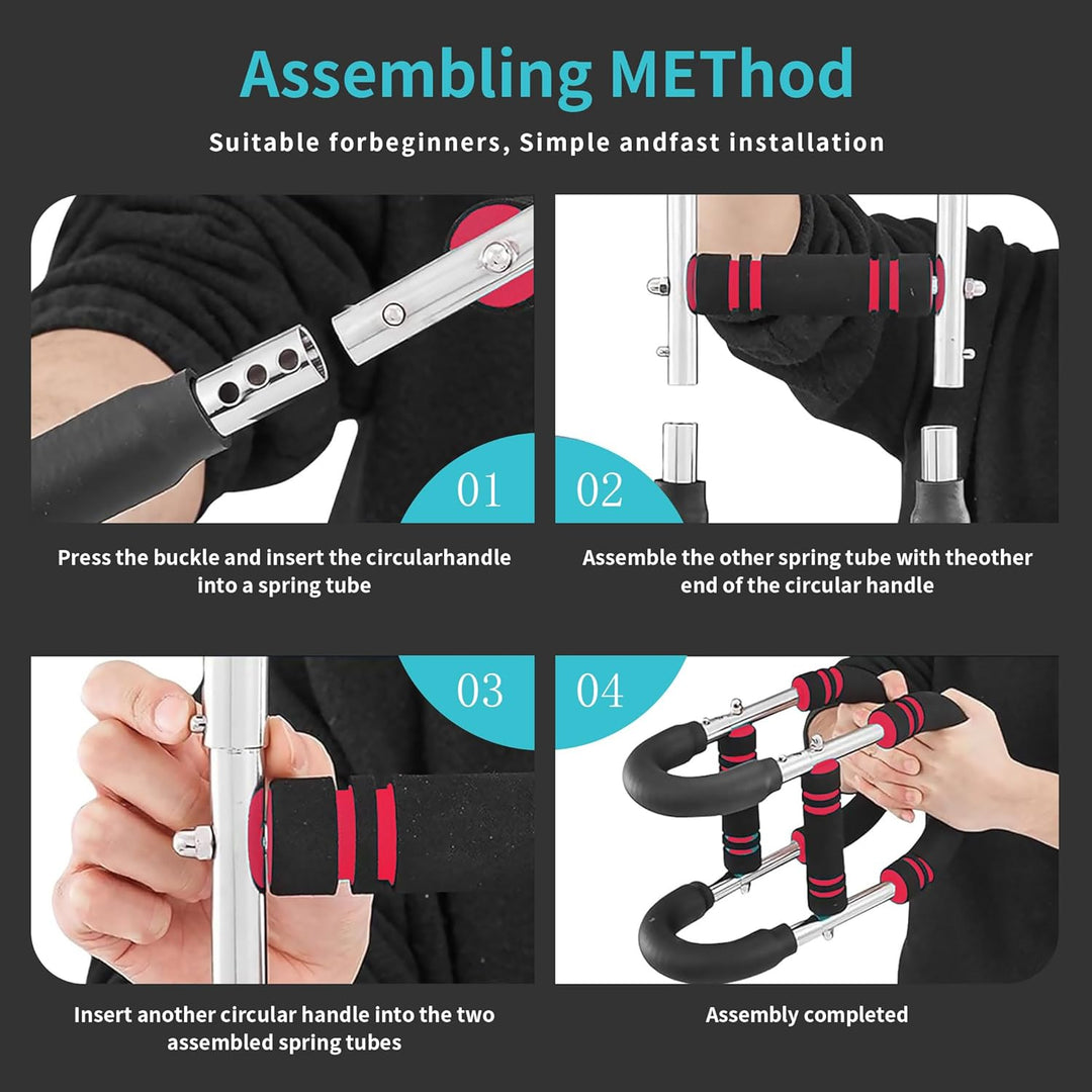 Armtrainer, Twister-Armtrainer, verstellbarer Brust-Expander, Trizeps-Workout-Ausrüstung, perfekte K