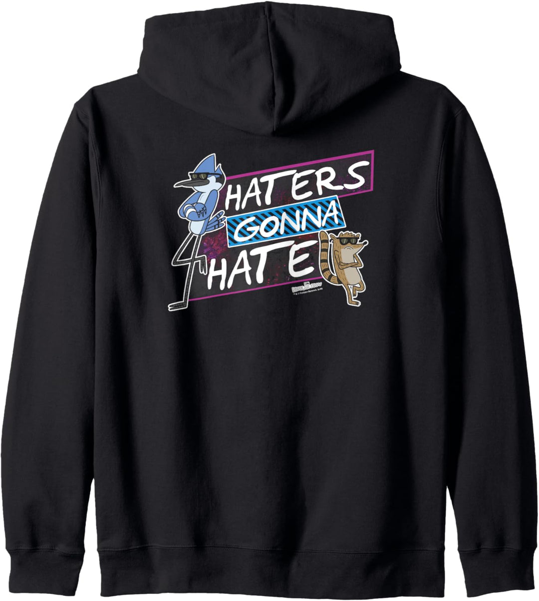 Regular Show Haters Gonna Hate Kapuzenjacke