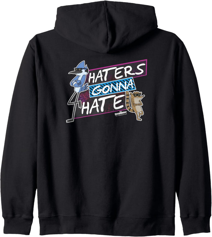 Regular Show Haters Gonna Hate Kapuzenjacke