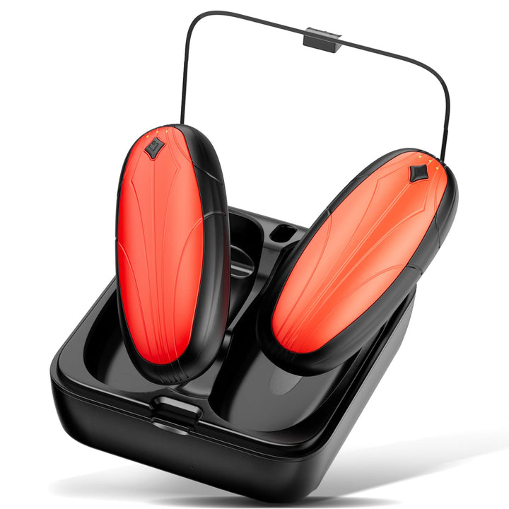 Miaton Elektrischer Handwärmer Taschenwärmer Wiederverwendbar mit Ladekoffer Akkulaufzeit 14000 Mah,