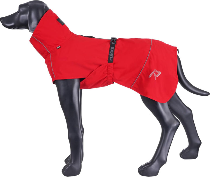 Rukka Pets HAYTON ECO Regenmantel für Hunde Klassisch Rot 45 45 Klassisch Rot, 45 Klassisch Rot