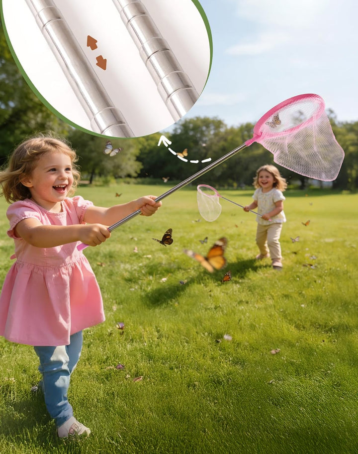 ROBOTIME Insektenfänger &amp; Kinder-Entdecker-Set, 2 Kinder Schmetterlingsfänger-Explorerset, Komplette