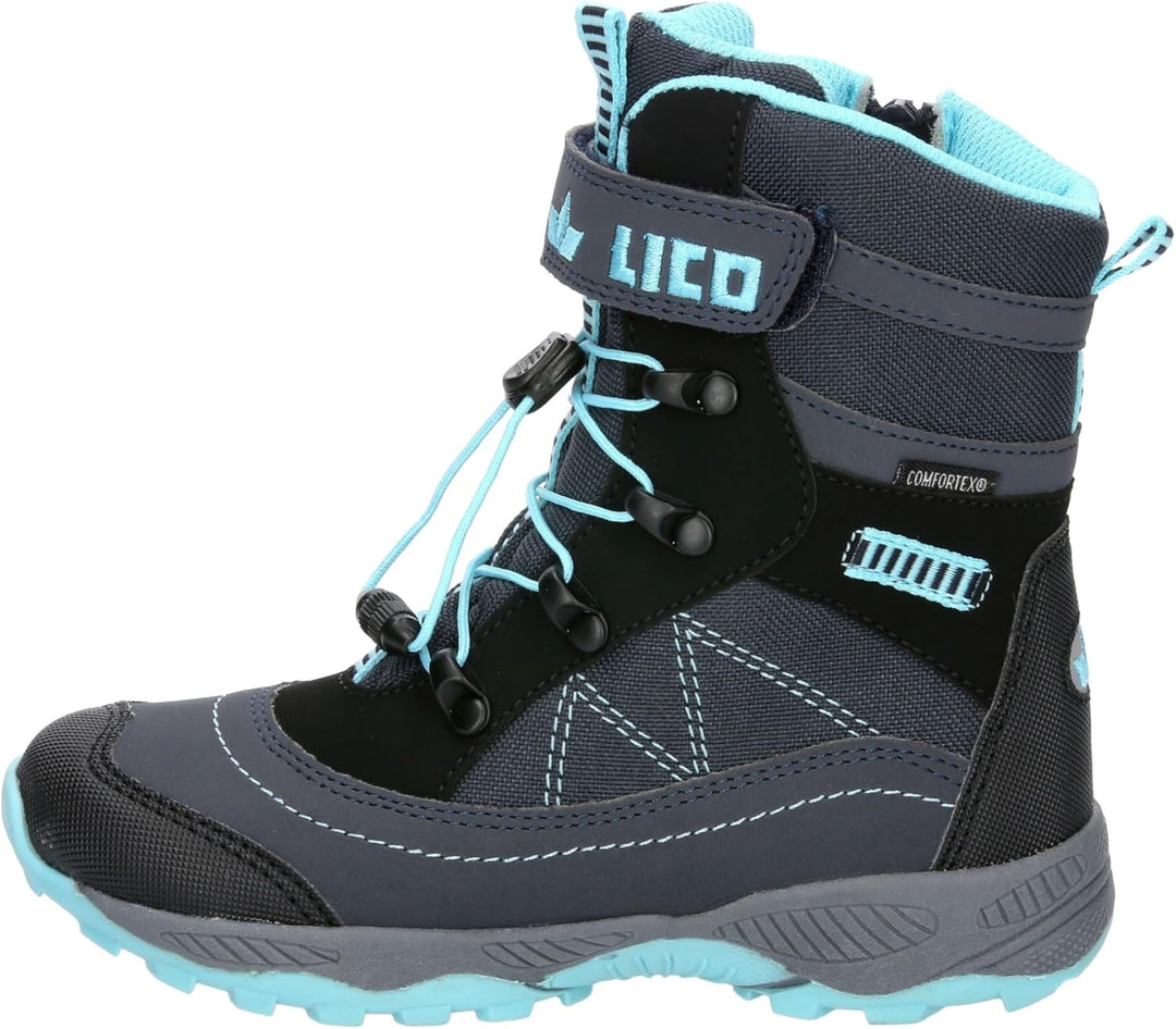 Lico Mädchen Sundsvall Vs Schneestiefel 38 EU Marine Türkis, 38 EU Marine Türkis