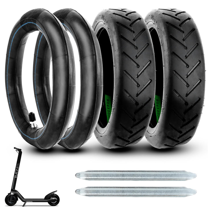 E Scooter Reifen 8 1/2 x2, Anti-Rutsch 8,5 Zoll Reifen E Scooter, Offroad Reifen mit 2 Reifen und 2