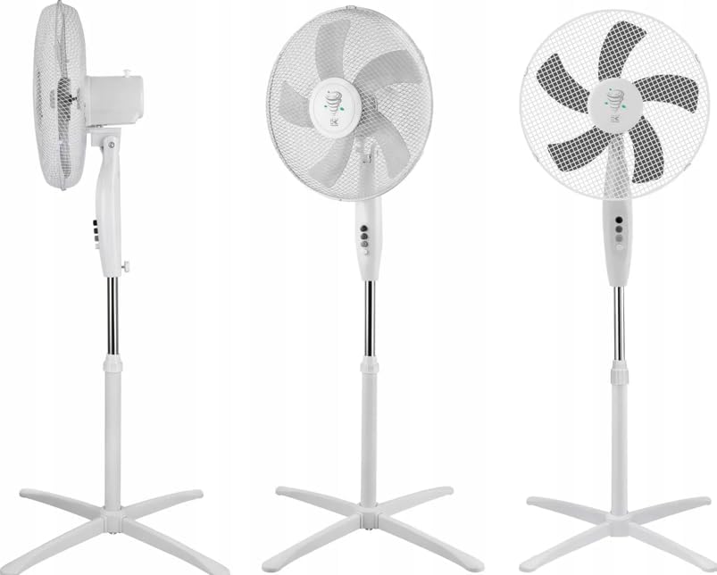 KALORIK Standventilator VT1081, 40 cm Durchmesser, 5-Flügel-Technologie, 3 Geschwindigkeitsstufen, O