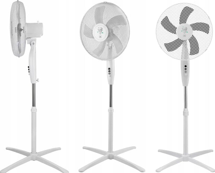 KALORIK Standventilator VT1081, 40 cm Durchmesser, 5-Flügel-Technologie, 3 Geschwindigkeitsstufen, O