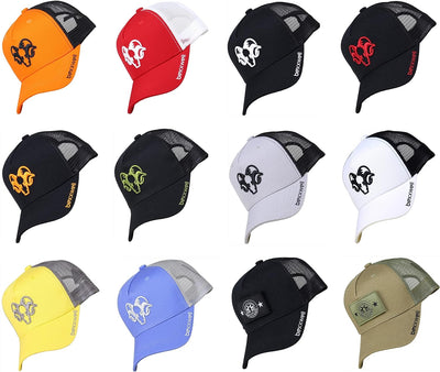 Bexxwell Trucker Cap gelb/grau mit 3D Logo-Stickerei (optimale Passform, Kappe, Yellow, Grey, Trucke
