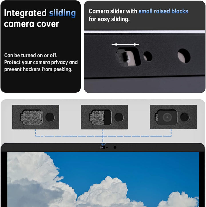 Sichtschutz MacBook Pro 13 Zoll (2016-2022, M1, M1), Magnetisch Abnehmbarer Anti-Blaulicht-Blendfilt
