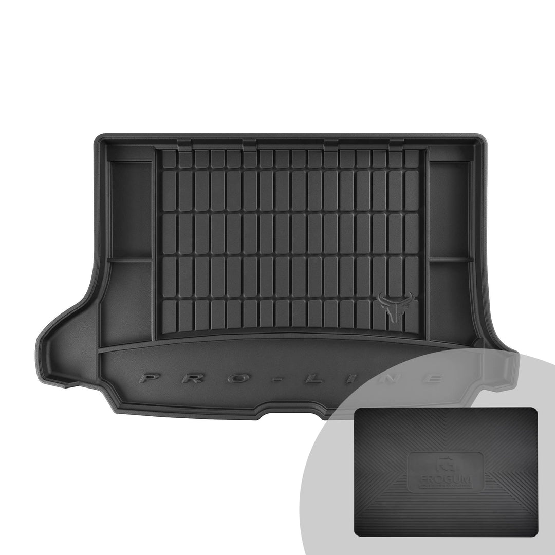 FROGUM ProLine 3D Gummimatte Exklusive Auto Kofferraummatte Kofferraumwanne für Audi Q2 ab 2016 | Be