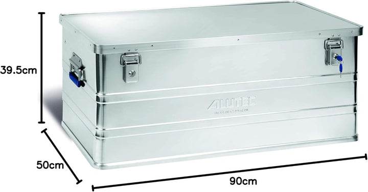 ALUTEC Aluminiumbox Classic 142 (Inhalt 142 ltr., Innenmasse (LxBxH) 870 X 460 X 355 mm/Aussenmasse