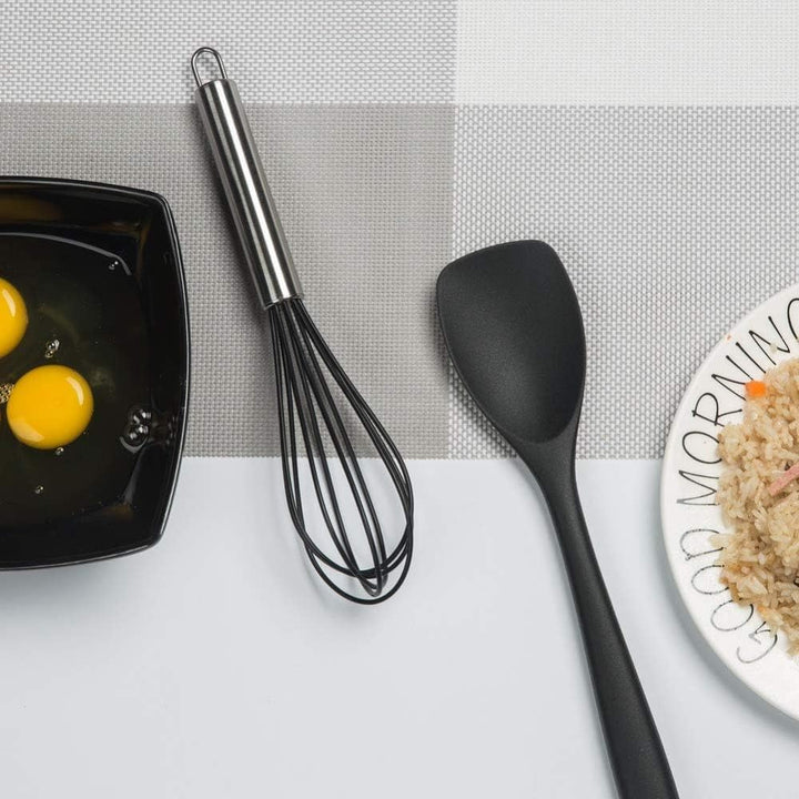10 Stück Silikon Küchenhelfer Set Küchen Backen Set Hitzebeständigkeit bis zu 230°C für Jede Küche (