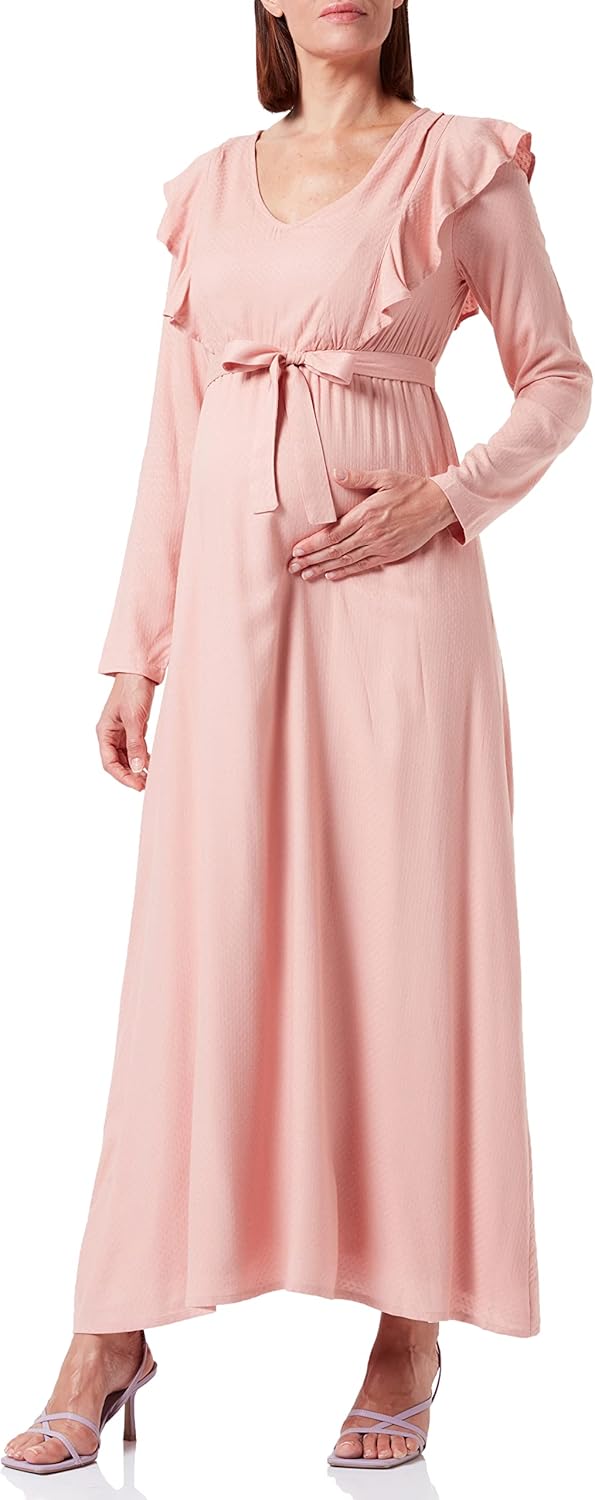 MAMALICIOUS Damen Midikleid M Misty Rose, M Misty Rose