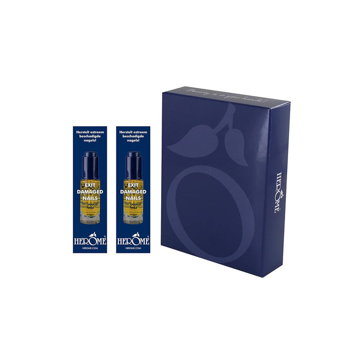 Herome 2-Pack Ende Extrem Beschädigte Nägelol Mandelöl - Repair & Protect- Nagelpflege - Repariert n