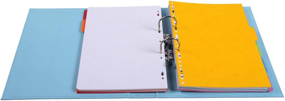 Exacompta 53702E 10er Pack Premium PVC-Ordner Prem´Touch Pastell. 7 cm breit DIN A4 Ringordner Akten