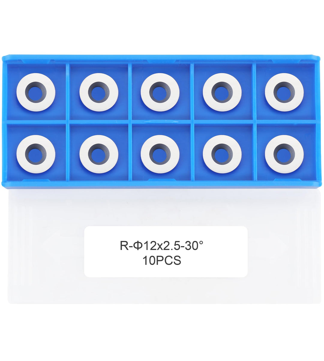 CDBP 12 mm runde Hartmetall-Einsätze, Indexierbar, passend für DIY Drehmaschine Holzdrehwerkzeuge, C