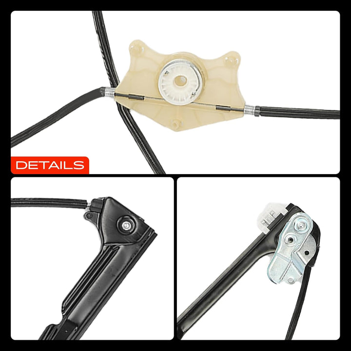 Frankberg Fensterheber Vorne Links Kompatibel mit T-o-u-r-a-n 1T1, 1T2 1T3 Alle Motoren MPV 2003-201