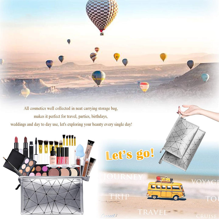 BrilliantDay 28 Stück Mehrzweck Make-up-Set All-in-One Make-up-Geschenkset Kosmetik-Palette Starter