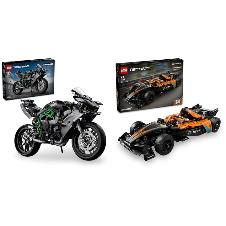 LEGO Technic Kawasaki Ninja H2R Motorrad, Geschenk für Kinder &amp; Erwachsene &amp; Technic NEOM McLaren Fo