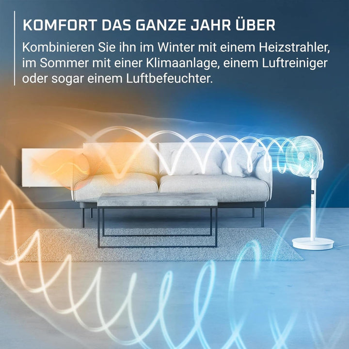 Rowenta Turbo Silence Compact 3D Nomad, intensive und geräuscharme Erfrischung, externe Akku-Kompati