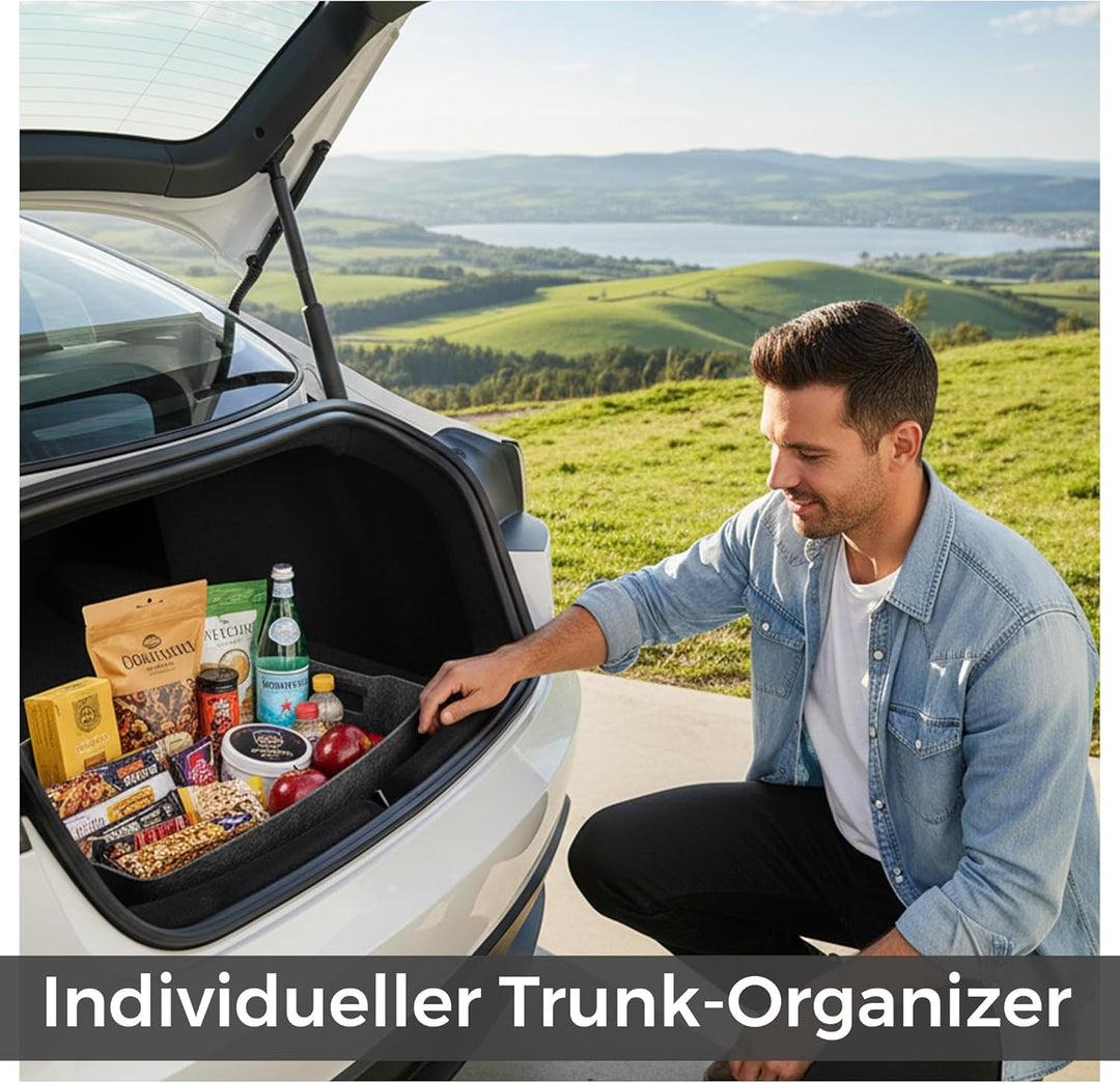 VLOX Tesla Model 3 Highland Kofferraum- & Frunk-Organizer Aufbewahrungsbox-Set – Passgenau für Model