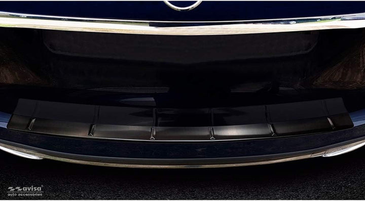 Avisa Schwarz Edelstahl Heckstossstangenschutz kompatibel mit Mercedes GLE II W167 2019- incl. 53 AM