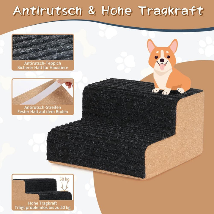 SMONTER Vereinfachen Sie Treppen für Hunde, verwandeln Sie Treppen in eine einfache Rampe, umweltfre