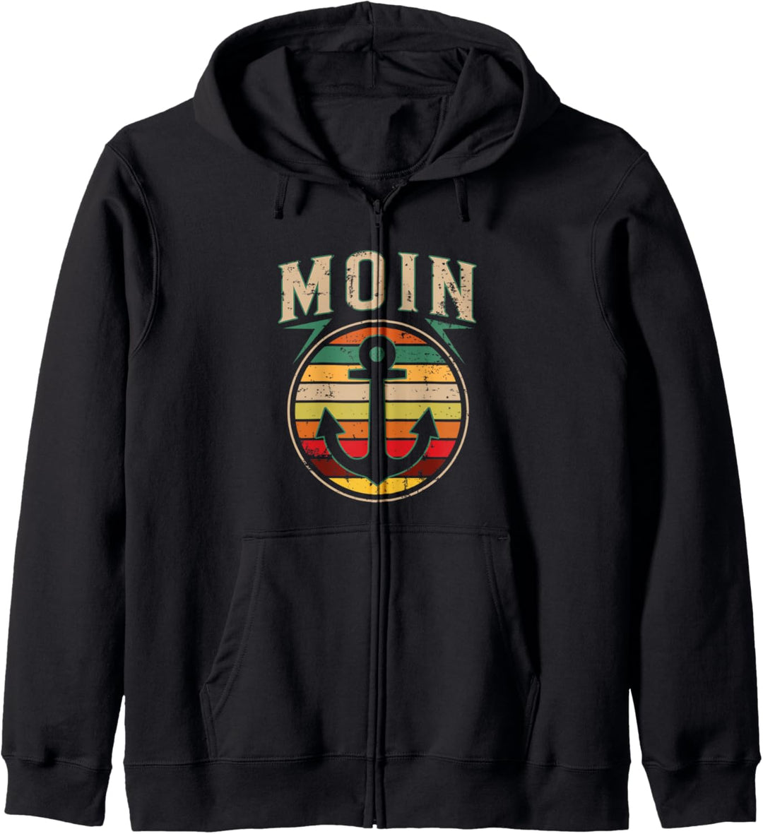 Kapitänsmütze Moin Pulli Herren Hamburg Souvenir Moin Kapuzenjacke