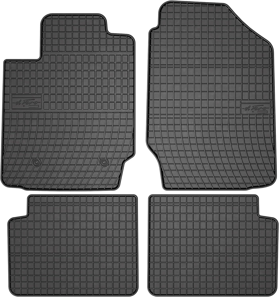 SMK Gummimatten auto fussmatten Satz für Toyota Corolla IX 2001-2007 Erleben Sie einen neuen Standar