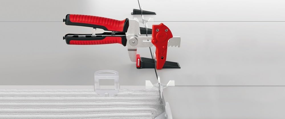 RUBI | Fliesennivelliersystem | 100 Nivellierkeile + 100 Kabelbinder 1,5 mm für Keramik zwischen 3 u