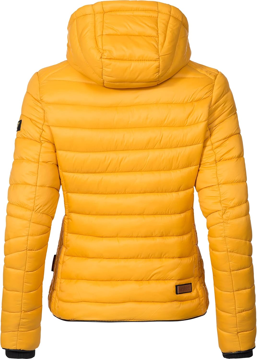 Navahoo Damen leichte Übergangsjacke Steppjacke mit Kapuze Lulana XS-XXL XS Gelb, XS Gelb