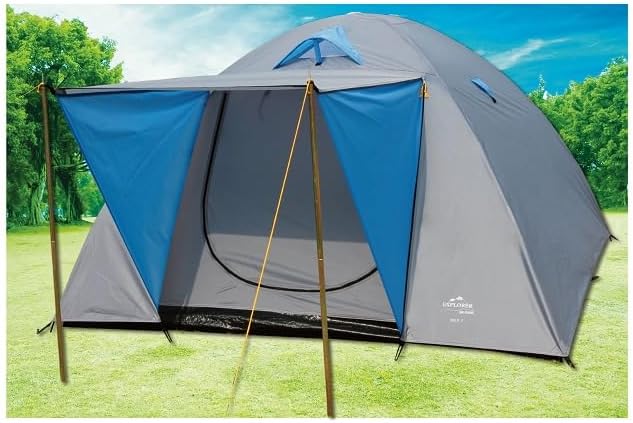 Zeltset 3 Personen Iglu Zelt 2X BW-Luftbett 2X Schlafsack Festival Explorer