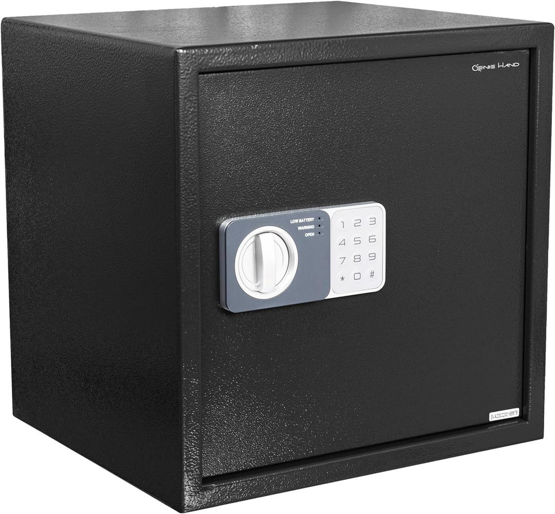 Safe mit Elektronik Zahlenschloss und Schlüssel Tresor Anti-Bounce (grob), L