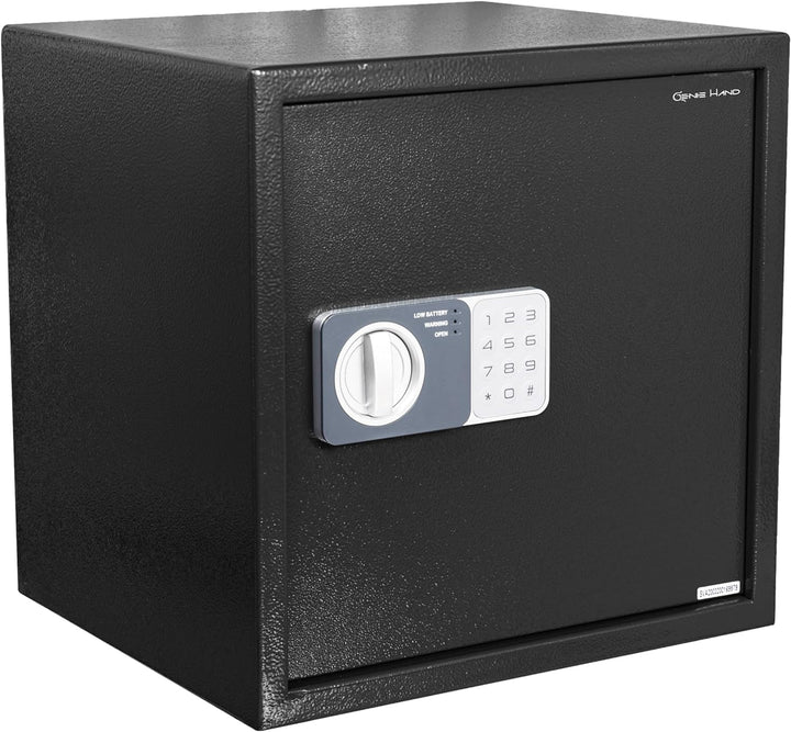 Safe mit Elektronik Zahlenschloss und Schlüssel Tresor Anti-Bounce (grob), L