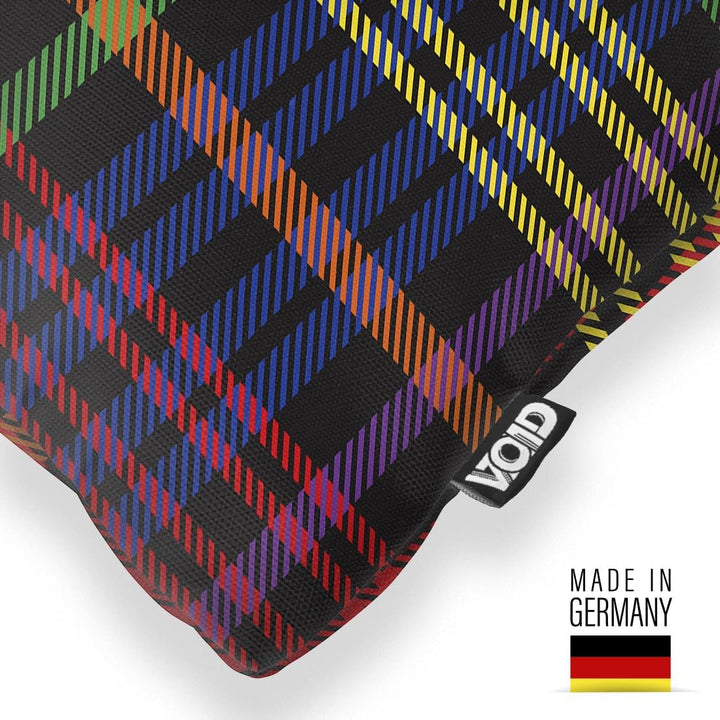 VOID Pride Pattern Regenbogen Kissenbezug Kissenhülle Polyester wasserfest Outdoor Indoor, Kissen Gr
