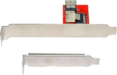 Xiwai PCI-Express 4.0 Slimline SAS SFF-8654 auf Mini SAS SFF-8087 PCBA Buchse Adapter mit Halterung