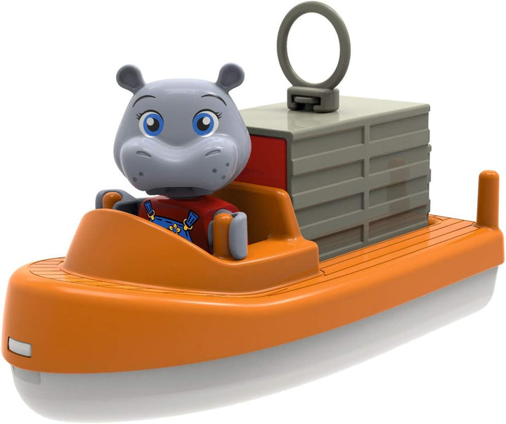 AquaPlay - LockBox - Wasserbahn als Transportkoffer mit 27 Teilen & 2 Segelboote + 2 Figuren - Zubeh