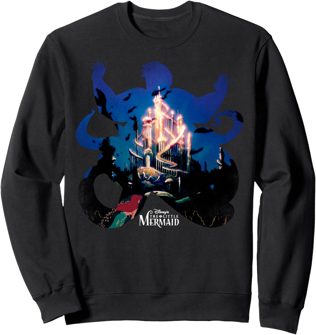 Disney The Little Mermaid Ursula Atlantica Silhouette Fill Sweatshirt