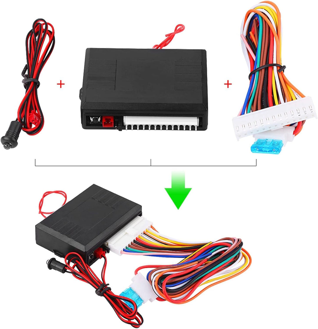 Bediffer Auto Zentralverriegelung Universal Fernbedienungs Keyless Entry System mit Fernbedienungski