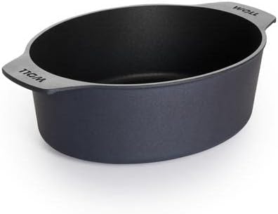 Woll Diamond Lite Set bestehend aus Bräter mit Glasdeckel und Silikongriffen in Box - Induktiv -, 27