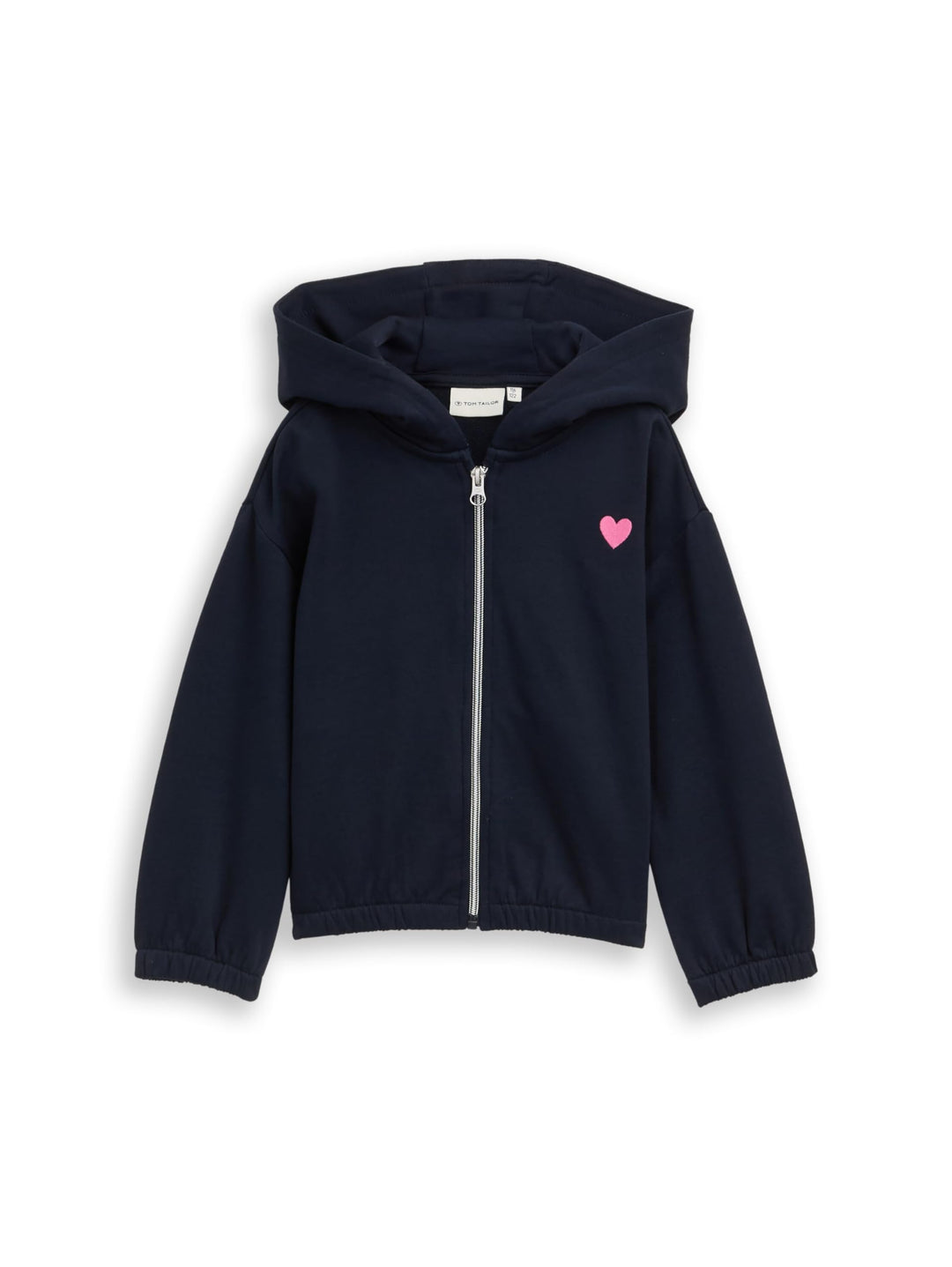 Tom Tailor Mädchen Kinder Cropped Sweatjacke mit Stickerei 128-134 10668 - Sky Captain Blue, 128-134