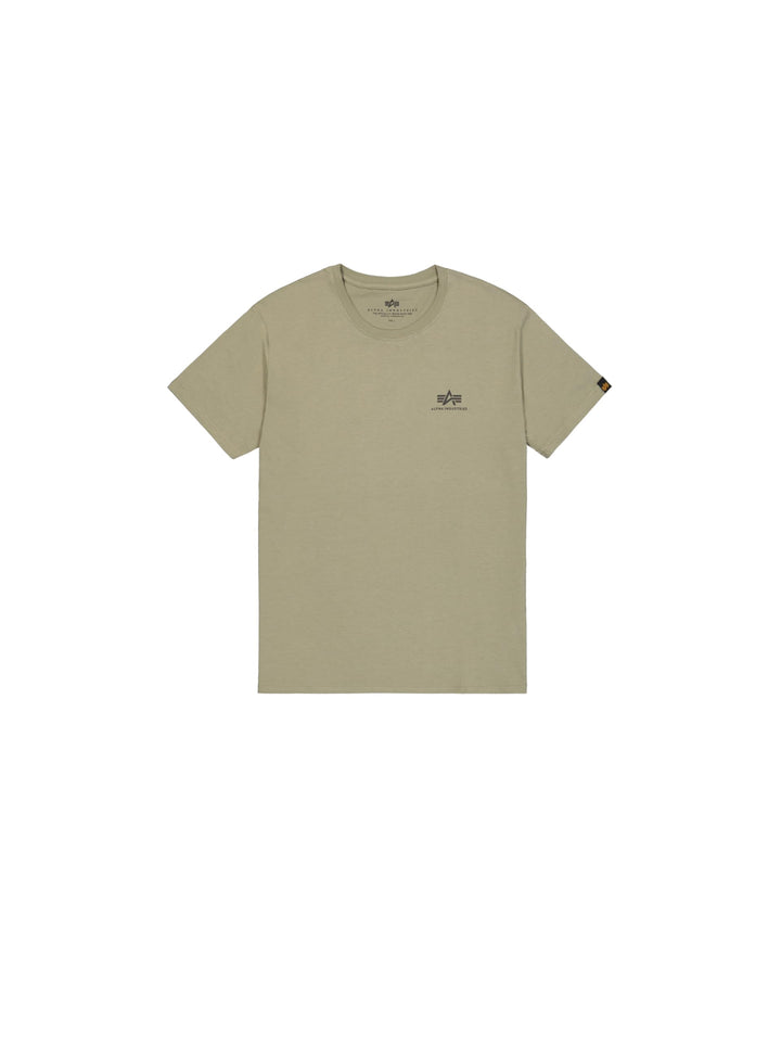 ALPHA INDUSTRIES Herren Basic T Small Logo T-Shirt für Herren T-Shirt (1er Pack) M Dark Olive, M Dar
