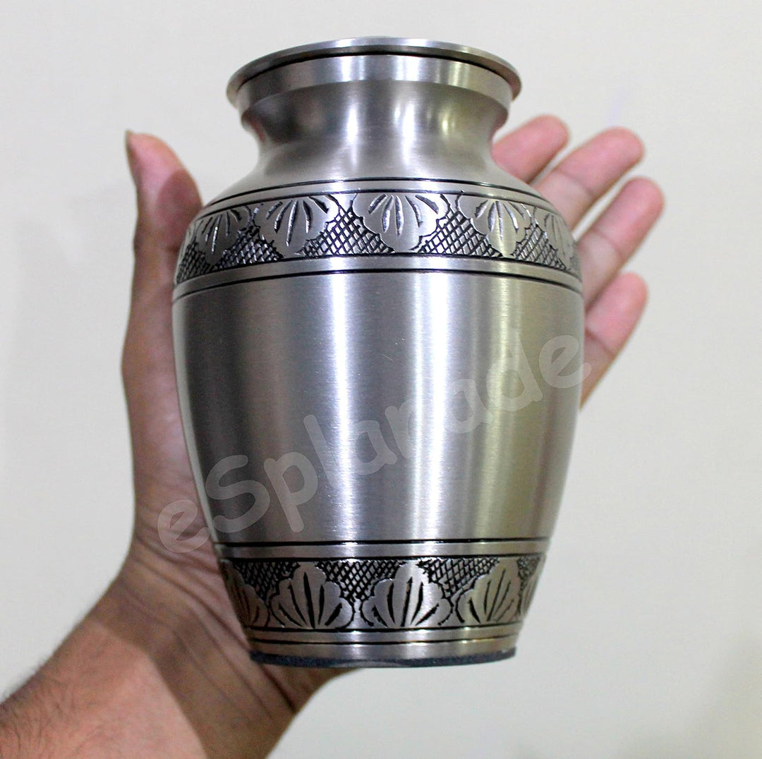 eSplanade Metall-Urnen-Gedenkglas-Behälter (Zinn), Zinn