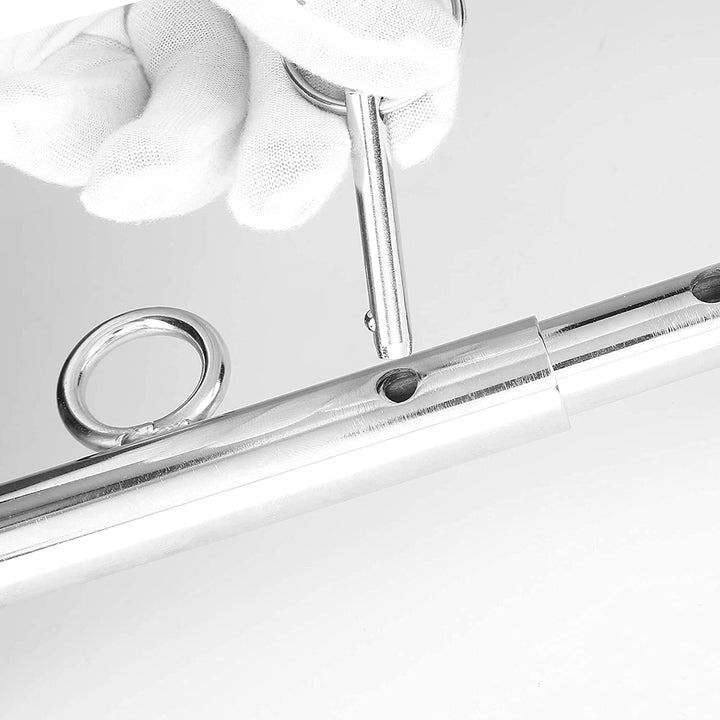 PENJOY Edelstahl verstellbare Pilates Spreizstange Set Sporthilfe Training Yoga Fitness