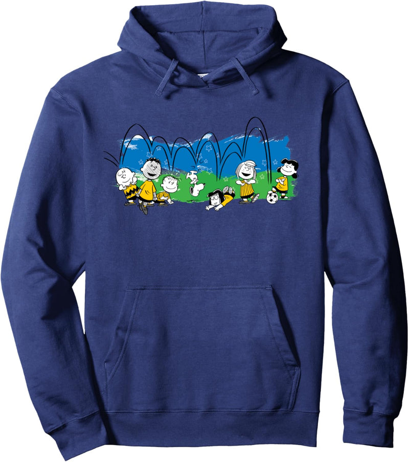 Peanuts Fussballmannschaft Pullover Hoodie